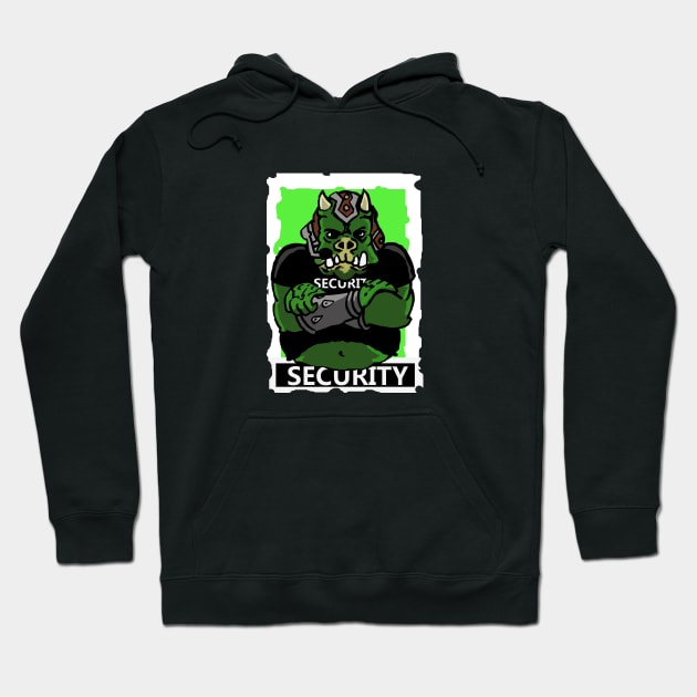 Security Guard company Hoodie by Undeadredneck